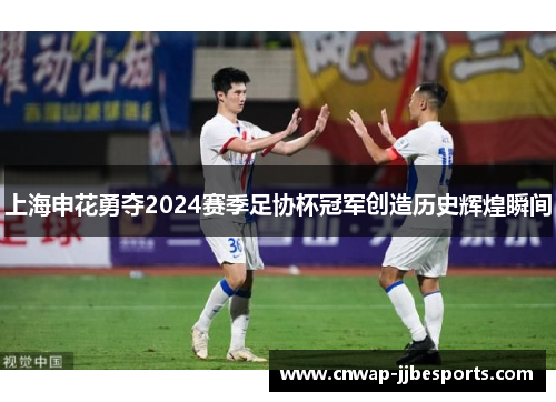 上海申花勇夺2024赛季足协杯冠军创造历史辉煌瞬间
